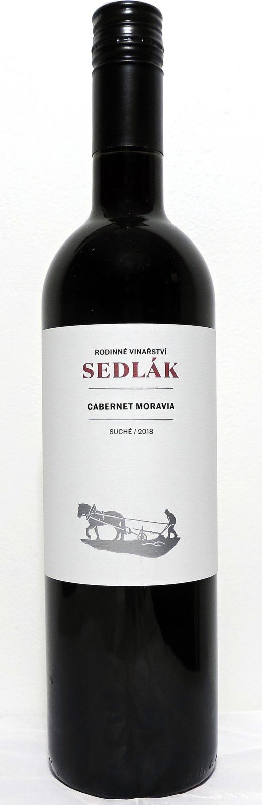 Cabernet Moravia 2018, MZV, suché, 0,75 l - vinařství Sedlák