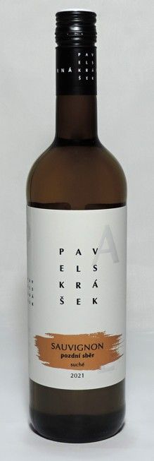 Sauvignon 2021, pozdní sběr, suché, 0,75 l - vinařství Pavel Skrášek