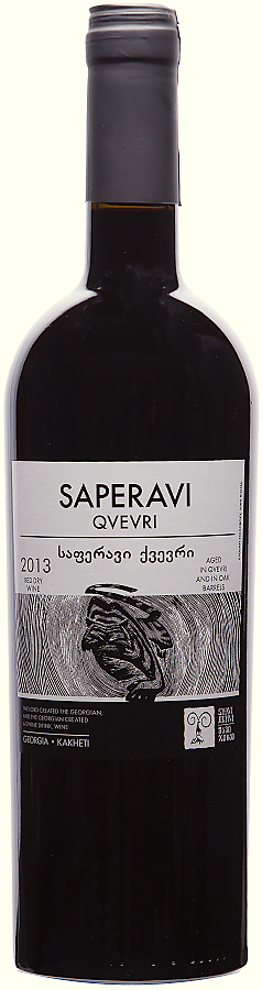 Shavi Jikhvi Saperavi, Kvevri, suché, červené víno, 2013, 0,75 l